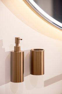 Стакан для зубных щеток Boheme Uno 10974-BRB брашированная бронза